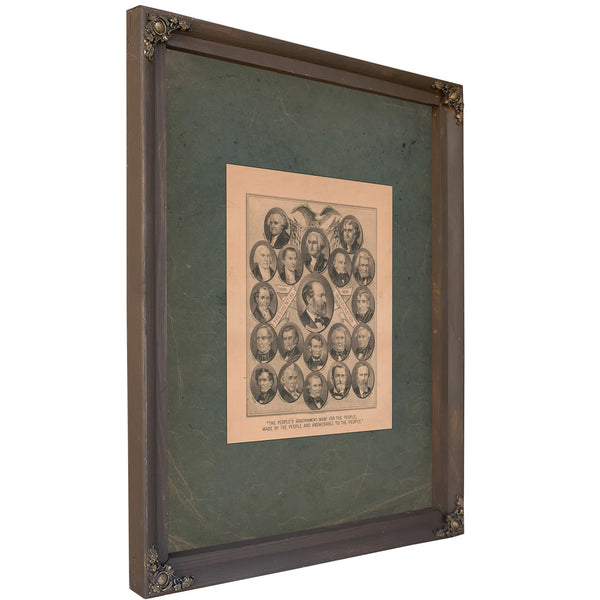 Presidential Inauguration 1881 1881 — Bourbon Framed Canvas Print | Bella Frye