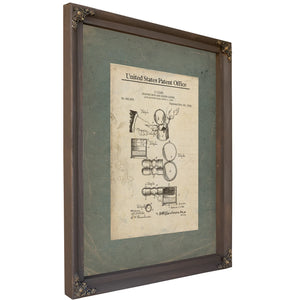 The Gentlemans Ritual Patent 94883 — Bourbon Framed Canvas Print | Bella Frye