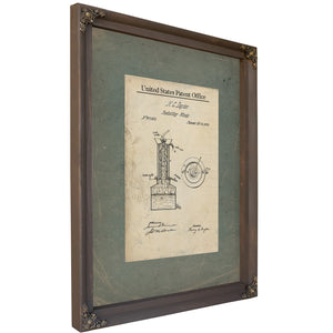 The Dayton Redistillation Patent of 1869 — Bourbon Framed Canvas Print | Bella Frye