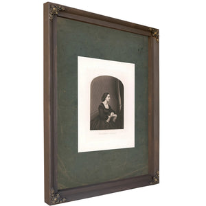 Mrs Stephen a Douglas 19th Century — Bourbon Framed Canvas Print | Bella Frye