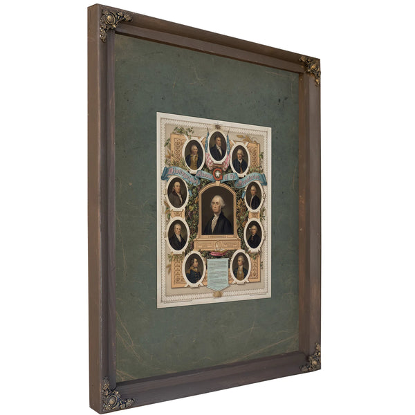 Distinguished Masons of the Revolution 19th Century — Bourbon Framed Canvas Print | Bella Frye