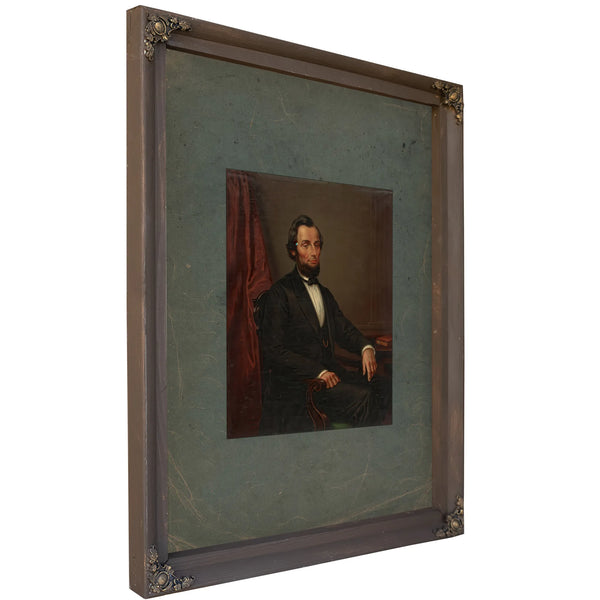 Abraham Lincoln 19th Century — Bourbon Framed Canvas Print | Bella Frye