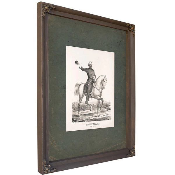 August Willich Brigadier General Usa 1863 — Bourbon Framed Canvas Print | Bella Frye