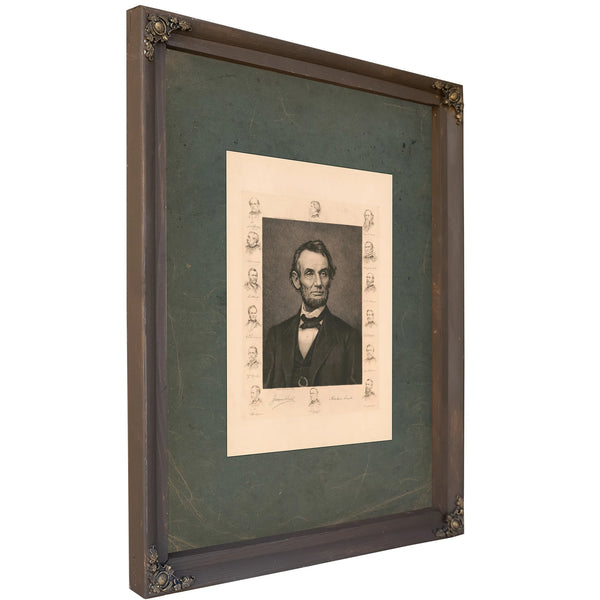 Abraham Lincoln 1911 — Bourbon Framed Canvas Print | Bella Frye
