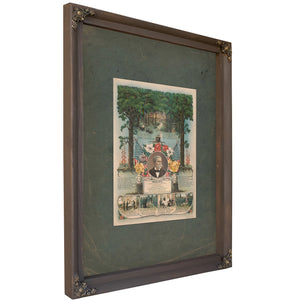 Woodmen of the World Father Jc Root 189 — Bourbon Framed Canvas Print | Bella Frye