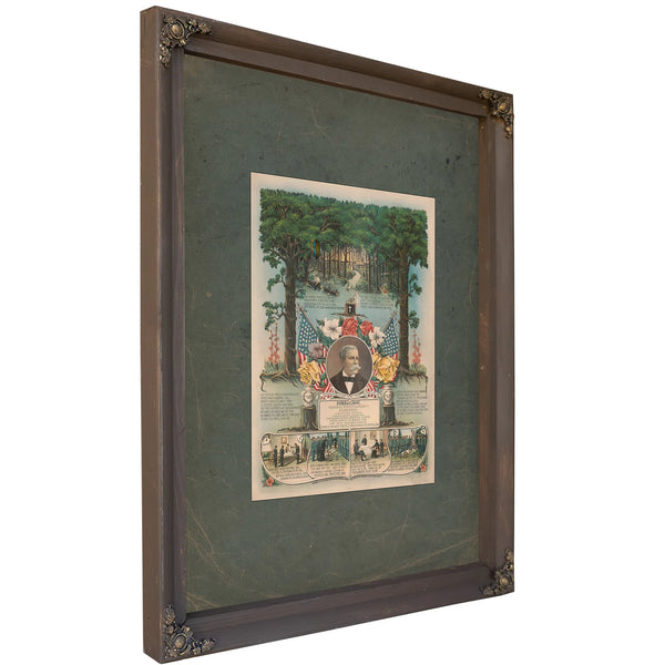 Woodmen of the World Father Jc Root 189 — Bourbon Framed Canvas Print | Bella Frye