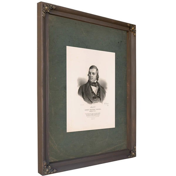 James Madison Porter Secretary of War 1843 — Bourbon Framed Canvas Print | Bella Frye