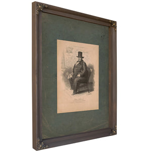 Dixon H Lewis Representative From Alabama 1839 — Bourbon Framed Canvas Print | Bella Frye