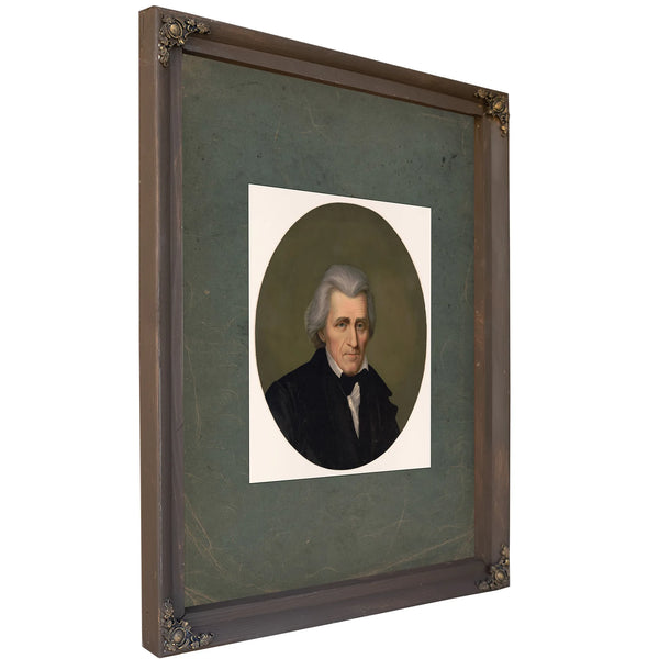 Andrew Jackson 19th Century — Bourbon Framed Canvas Print | Bella Frye