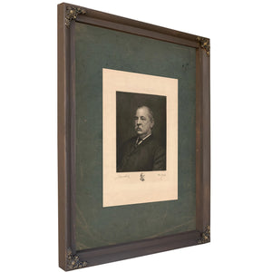 Grover Cleveland 196 — Bourbon Framed Canvas Print | Bella Frye