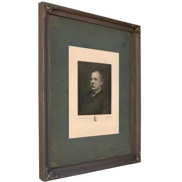 Grover Cleveland 196 — Bourbon Framed Canvas Print | Bella Frye