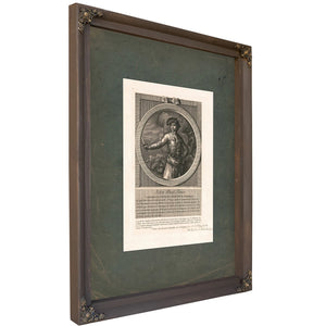 John Paul Jones Commodore Au Service Des Etats Unis De Lame╠ürique 178s — Bourbon Framed Canvas Print | Bella Frye