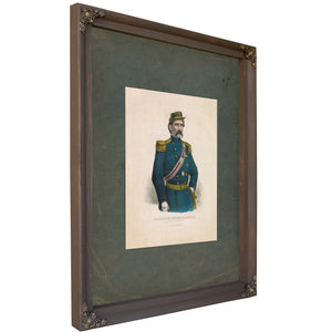 Brigadier General Louis Blenker First Regiment German Rifles 19th Century — Bourbon Framed Canvas Print | Bella Frye