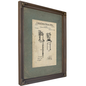 The Gentlemans Vice Patent No. 36672b — Framed Wall Art Room View | Bella Frye