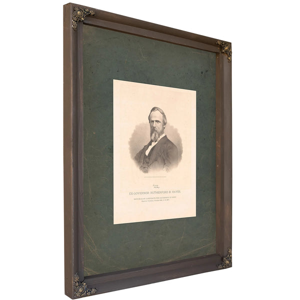 Ex Governor Rutherford B Hayes Republican Candidate for Governor of Ohio Election Tuesday October 12th Ad 1875 1875 — Bourbon