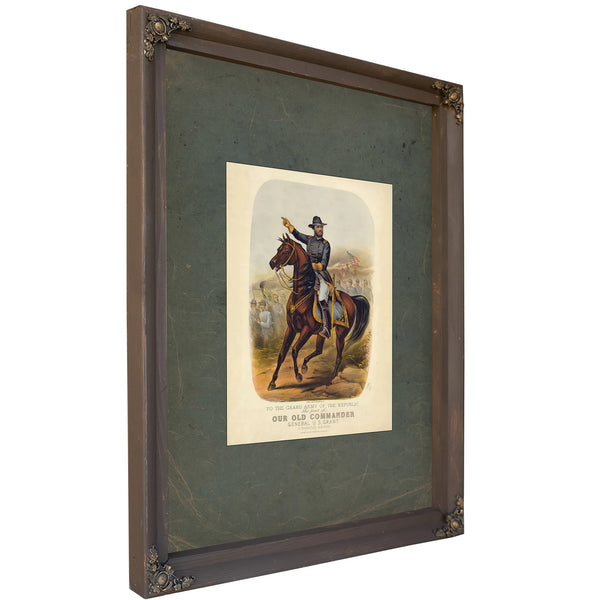 General Us Grant 1865 — Bourbon Framed Canvas Print | Bella Frye