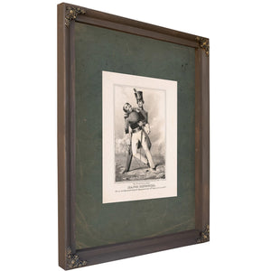 The Death of the Gallant Major Ringgold 1846 — Bourbon Framed Canvas Print | Bella Frye