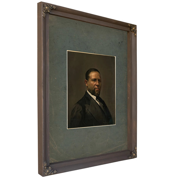 Honorable Hiram Rhodes Revels Ca 18611897 — Bourbon Framed Canvas Print | Bella Frye