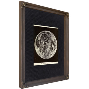 The Expired Planet Victorian Lunar Death Portrait — Bourbon Framed Canvas Print | Bella Frye