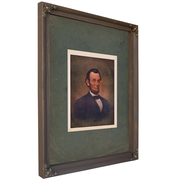 Abraham Lincoln 199 — Bourbon Framed Canvas Print | Bella Frye