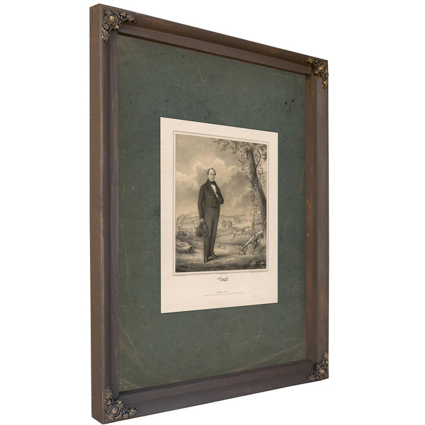 James Irvin 1847 — Bourbon Framed Canvas Print | Bella Frye
