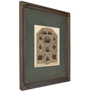 Our Generals 1862 — Bourbon Framed Canvas Print | Bella Frye