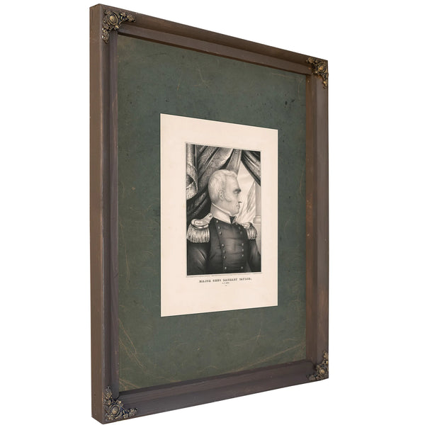 Major General Zachary Taylor 1847 — Bourbon Framed Canvas Print | Bella Frye