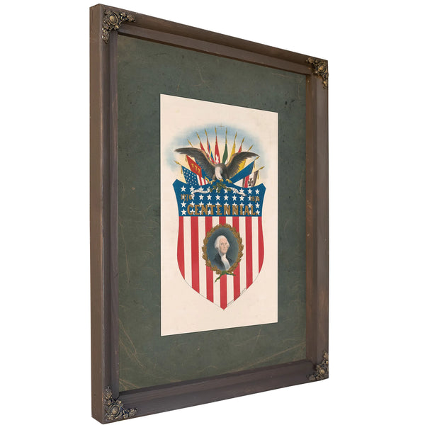 Centennial 1776 1876 1876 — Bourbon Framed Canvas Print | Bella Frye