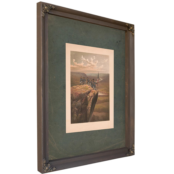 Union Soldiers at Point Lookout Tennessee 1863 188 — Bourbon Framed Canvas Print | Bella Frye