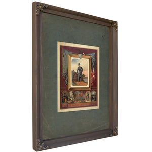 Our Police Faithful Unto Death 1879 — Bourbon Framed Canvas Print | Bella Frye
