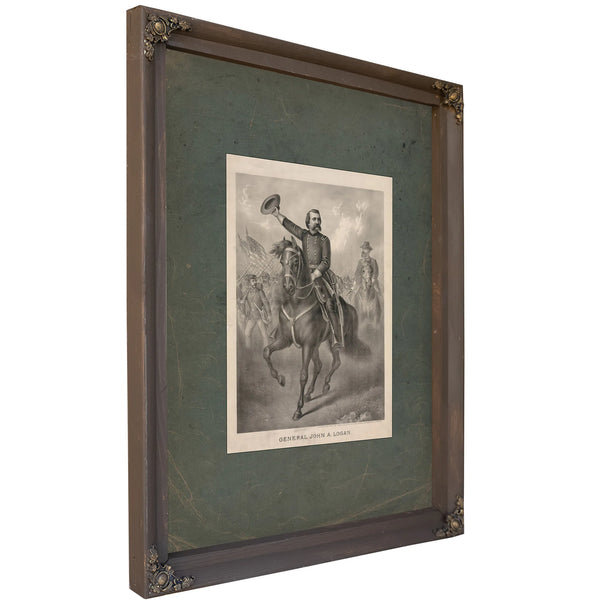 General John Alexander Logan 1874 — Bourbon Framed Canvas Print | Bella Frye