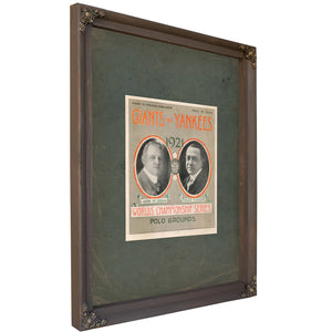 World Series — Bourbon Framed Canvas Print | Bella Frye