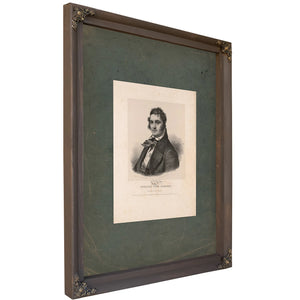 Lewis F Linn Senator From Missouri 1837 — Bourbon Framed Canvas Print | Bella Frye