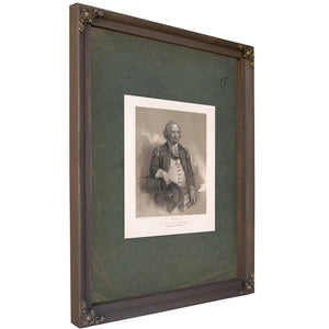 Major General Israel Putnam He Dared to Lead Where Any Dared to Follow 1864 — Bourbon Framed Canvas Print | Bella Frye