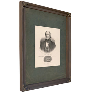 Commodore Charles Stewart 1841 — Bourbon Framed Canvas Print | Bella Frye