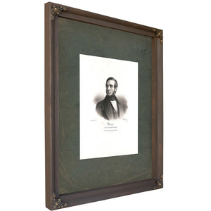 Daniel D Barnard Representative From New York 1843 — Bourbon Framed Canvas Print | Bella Frye