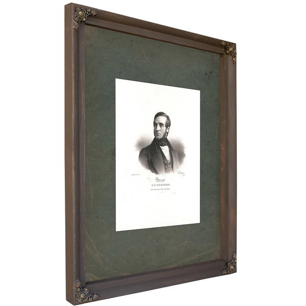 Daniel D Barnard Representative From New York 1843 — Bourbon Framed Canvas Print | Bella Frye