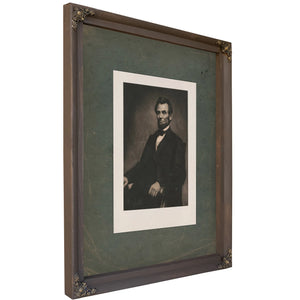 Abraham Lincoln 197 — Bourbon Framed Canvas Print | Bella Frye