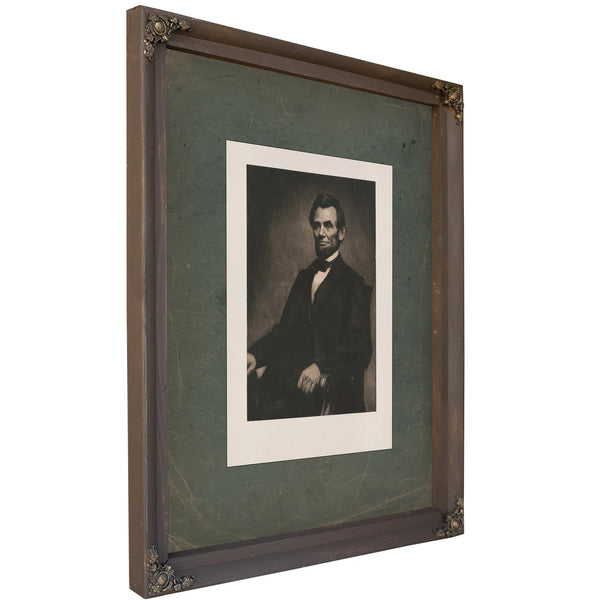 Abraham Lincoln 197 — Bourbon Framed Canvas Print | Bella Frye