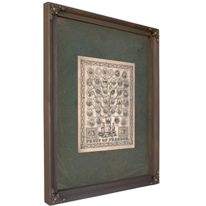 Fruit of Freedom 1858 — Bourbon Framed Canvas Print | Bella Frye