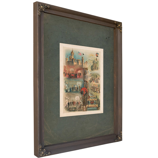Historical and Symbolic Depictions of the Knights of the Mystic Chain 189 — Bourbon Framed Canvas Print | Bella Frye