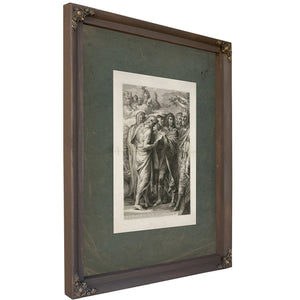 Religious Civil Liberty Established in Maryland in 1649 1793 — Verdigris Framed Canvas Print | Bella Frye