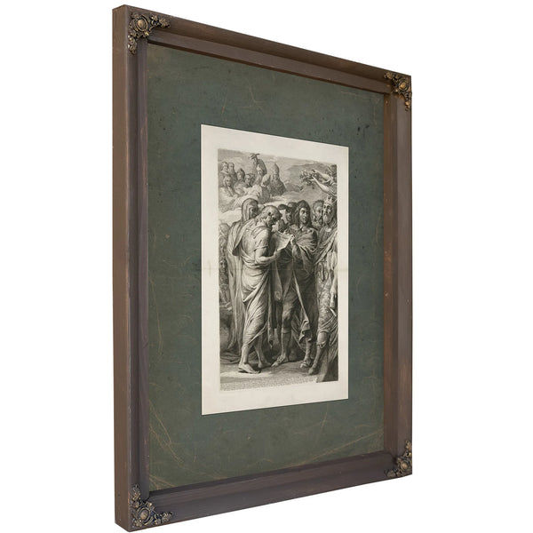 Religious Civil Liberty Established in Maryland in 1649 1793 — Verdigris Framed Canvas Print | Bella Frye