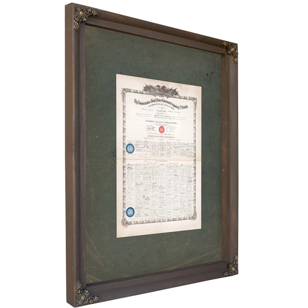 The Administators of the United States Government at the Beginning of Its 2nd Century 1877 — Bourbon Framed Canvas Print | Be