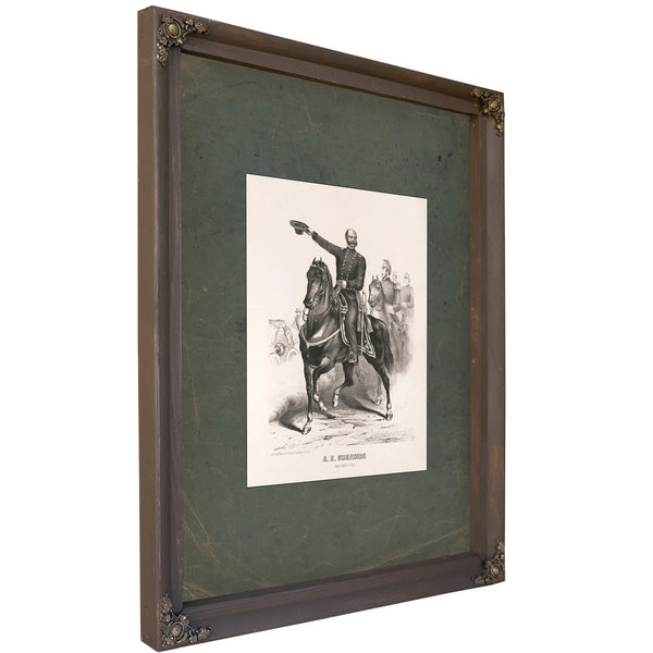 Ambrose Everts Burnside 19th Century — Bourbon Framed Canvas Print | Bella Frye