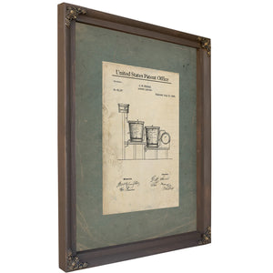 The Ferris Spirits Apparatus Patent Archive Print — Bourbon Framed Canvas Print | Bella Frye
