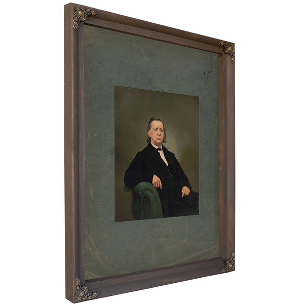 Henry Ward Beecher 19th Century — Bourbon Framed Canvas Print | Bella Frye