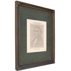 The Constitution of the United States Including Its Amendments George Washington 194 — Bourbon Framed Canvas Print | Bella Fr