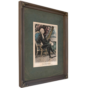 Washington the Patriot the Statesman and the Warrior 1846 — Bourbon Framed Canvas Print | Bella Frye