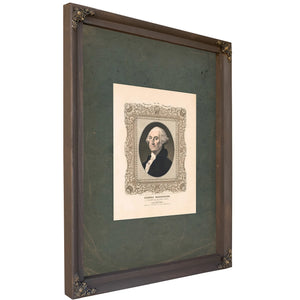 George Washington 1st President of the United States 1846 — Bourbon Framed Canvas Print | Bella Frye